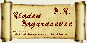 Mladen Magarašević vizit kartica